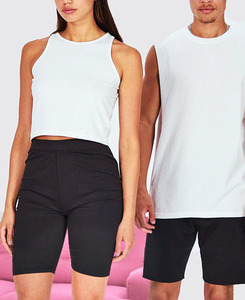 Conjunto Deportivo de Verano Personalizado para Mujer, 2 Piezas, Unisex, con Estampado, Camiseta de Manga Corta y Pantalones Cortos de Verano para Hombre - Product Image 4