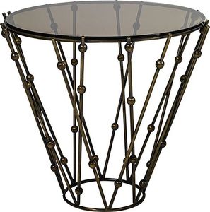 Venta caliente de diseño italiano de 2 niveles con acabado dorado y mesa de centro de lujo muebles de decoración para el hogar a precio al por mayor - Product Image 5