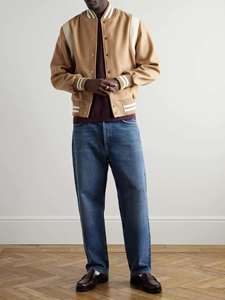 Chaqueta universitaria para hombre, manga larga y material de plumón de lana, nueva condición, chaqueta de invierno de tamaño adulto - Product Image 5