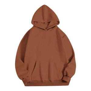 เสื้อมีฮู้ดสำหรับผู้หญิงเสื้อสเวตเชิ้ตโอเวอร์ไซส์ทรงหลวมลำลองแนวสตรีทไม่มีสายคาดแฟชั่น - Product Image 6