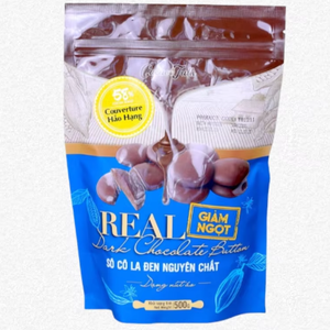 58% ดาร์กช็อกโกแลตแท้ขนาด1กก. 5กก. 10กก. ใช้ทำขนมเบเกอรี่ - Product Image 1