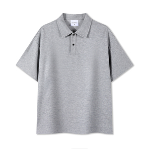 Polo de Manga Corta con Botones, Básico, de Algodón y Poliéster de Alta Calidad para Hombre y Mujer, Venta al Por Mayor, Impresión de Logotipo Personalizado - Product Image 1