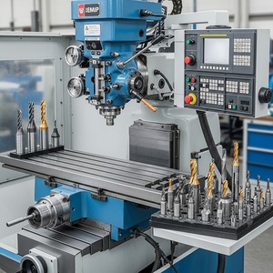 เครื่องกัดประเภทเตียงเครื่องตัดโลหะอุตสาหกรรม3แกนระบบ CNC อัตโนมัติตามแนวตั้งสำหรับงานหนักประสิทธิภาพที่เชื่อถือได้ - Product Image 5