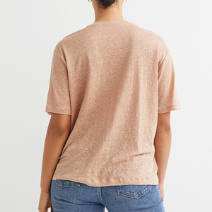 Nuevas camisetas de mujer de bajo precio al por mayor mejor calidad 100% algodón con personalizado - Product Image 4