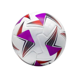 Premium Custom Design PU Leather Lightweight Eco-Friendly Size 5 Soccer Club Thermal Bonded Waterproof Pakistani Match Footballs - Product Image 1