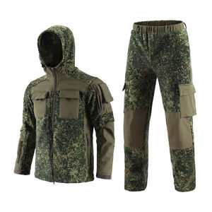 Chemises et pantalons camouflage avec logo personnalisé, uniformes de paintball en coton, ensembles de paintball personnalisés pour la chasse et l'airsoft - Product Image 4