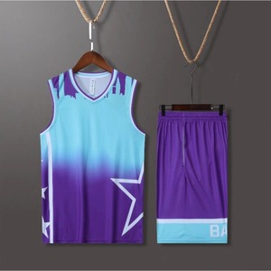 Baloncesto de doble cara usable hombres niños baloncesto Jerseys uniformes de dos pisos de secado rápido deporte niños baloncesto Jersey - Product Image 4