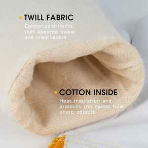 Guantes de soldadura TIG de buena calidad para proteger el trabajo del soldador Palma completa cuero dividido impermeable resistencia al calor guantes antideslizantes - Product Image 3