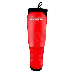 Nouveau protège-jambes de boxe en cuir Muay Thai MMA Kick Boxing protège-pieds kick boxing shin guard fabricants OEM au Pakistan - Product Image 1