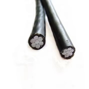 Câble aérien basse tension ABC industriel 0,6/1 kV isolé XLPE avec conducteur en cuivre de 2x16 mm² à 2x70 mm² et armure en fil d'acier - Product Image 1