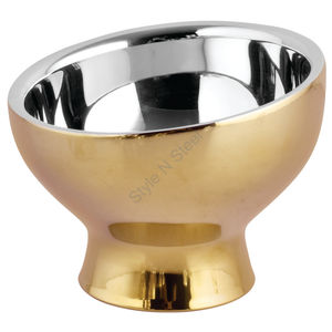 Tasse à crème glacée à double paroi de qualité supérieure en acier inoxydable avec un design classique élégant - Product Image 2