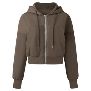 2024 Otoño/Invierno chaqueta de manga larga para hombres y mujeres estilo Casual Logo impreso Sudadera con capucha con cremallera larga frontal - Product Image 1