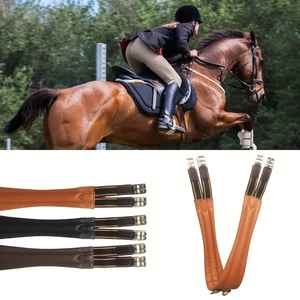 Sangle de dressage pour cheval en néoprène de qualité supérieure, noire, 5 pouces de large, antidérapante - Product Image 2