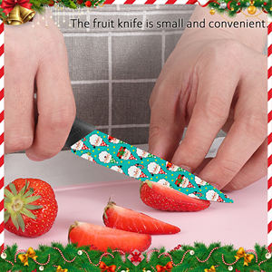 Juego de 6 Cuchillos de Chef de Cerámica Premium con Mango de Plástico para Caza de Grandes Animales y Aventuras al Aire Libre, Más Vendidos, Entrega Rápida - Product Image 5