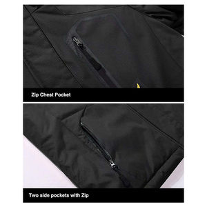 Veste de ski et de snowboard imperméable et respirante pour l'extérieur, veste de sport coupe-vent d'hiver avec fermeture éclair pour hommes - Product Image 4