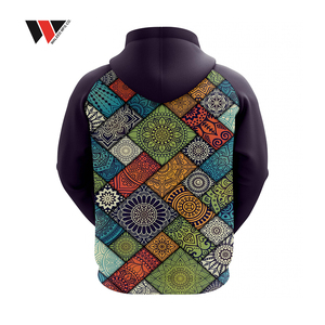 Sweat-shirts à capuche unisexes surdimensionnés, 100 % polyester, personnalisables, pour sublimation au Pakistan. - Product Image 2