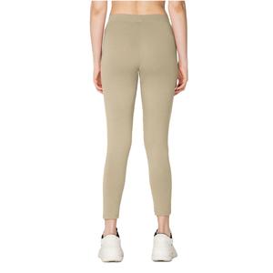 Mallas de entrenamiento de cintura alta de diseño personalizado, mallas de punto de algodón 100% para Fitness, pantalones de Yoga, logotipo para mujer, mallas de levantamiento de cadera - Product Image 3