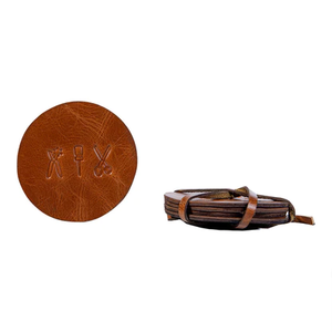 Top Selling 2023 Mats Supplier Bulk Custom Design Pure Leather Cup Coaster for Drink Popular for <b>Dinning</b> <b>Table</b> Decoration - Product Image 4