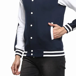 Veste universitaire en vente directe 2025, veste d'hiver pour homme, col montant, veste universitaire pour homme pour l'extérieur, service OEM - Product Image 5
