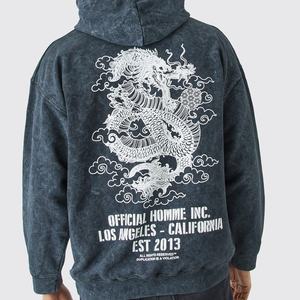 เสื้อฮู้ดผ้าฟลีซสำหรับผู้ชายใส่ได้ทั้งชายและหญิงเสื้อฮู้ดผ้า100% แห้งเร็วสั่งปักโลโก้ได้ตามต้องการ - Product Image 3