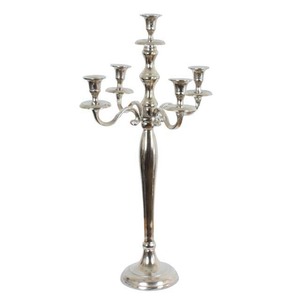 Hot Selling Best Quality Vintage <b>Tall</b> Size Metal Aluminum 5 Arm Candelabra Silver Finished for Wedding <b>Table</b> Decorate Home Deco - Product Image 6