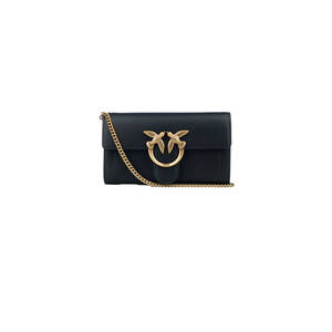 Portefeuille Z99Q TU pour femme PINKO, style tendance avec une seule poignée et une chaîne décorative, couleur rose - Product Image 1
