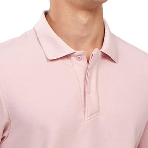 Polos de algodón personalizados de alta calidad para hombre, tela de punto transpirable de manga corta con camisetas polo con estampado de logotipo personalizado - Product Image 2