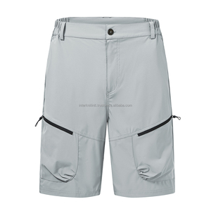 2026 Men's Summer Sport Board Shorts High Waist Zipper Fly Waterproof Multiple Pockets <b>Elastic</b> <b>Belt</b> Eco-Friendly Outdoor Cycling - Product Image 4
