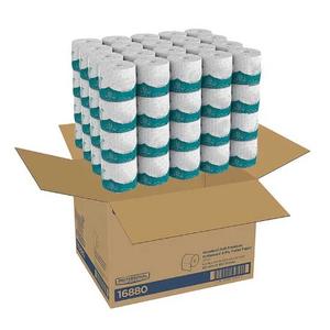 Private Label Wood Pulp France Ultra Soft 3 Ply Bathroom <b>Toilet</b> <b>Tissue</b> Roll Wholesale Flushable BathToilet Paper - Product Image 2