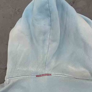 Sudadera con capucha de algodón 2024 de alta calidad para hombre 100% personalizada, jersey de ganchillo de 355GSM, lavado con ácido, estilo Vintage desgastado, Invierno ODM - Product Image 4