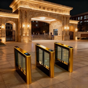 Tự động thông minh nhận dạng khuôn mặt Swing rào cản turnstile cổng DC không chổi than động cơ servo turnstiles phòng tập thể dục kiểm soát truy cập - Product Image 5