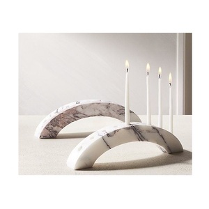 <b>marble</b> <b>candle</b> holder handcrafted with precision ideal for temples homes yoga corners holiday functions and wedding ceremonies - Product Image 4