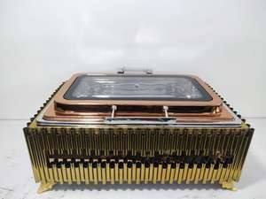 Chauffe-Plat de Luxe en Acier Inoxydable pour Buffet, Réchaud Alimentaire de Qualité Supérieure, Métal Argenté, Étanche, Écologique, à Gaz, pour Extérieur - Product Image 6