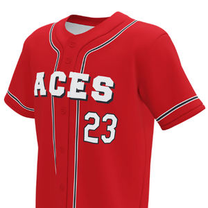 Venta al por mayor por encargo Softball/Basball Jersey impreso en blanco equipo Jersey sublimado ropa de béisbol Jersey de béisbol - Product Image 6