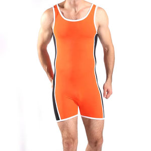 Vêtements de lutte en spandex à sublimation nouvel arrivage personnalisé Singlet de lutte pour hommes OEM de conception à sublimation personnalisée - Product Image 5