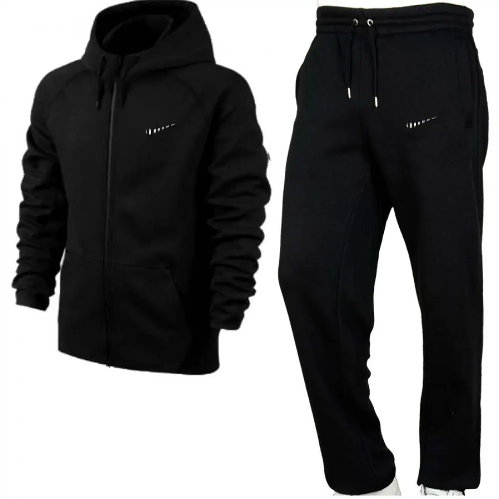 Customized Jogger Hoodie and Pants Set 2022 High Quality Tracksuit For Men Cotton Sport Jogger Sweatsuit