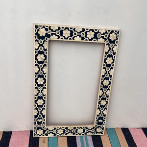 Décoration murale art traditionnel miroir mural élégant boho chic miroir sophistiqué décor à la maison par croissant artisanat - Product Image 2