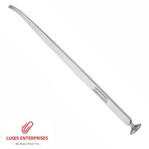 Osteotome orbital Steinhauser incurvé, instrument chirurgical ORL, acier inoxydable de qualité médicale, outil de coupe osseuse - Product Image 1