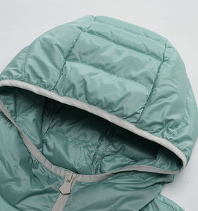 <b>Women's</b> <b>Packable</b> Puffer <b>Jacket</b> Lightweight Hooded Down <b>Jacket</b> Quilted Winter Warm Coats Full-Zip Outwear with Bag - Product Image 5