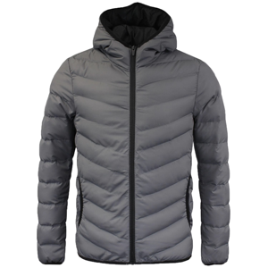 Chaqueta acolchada impermeable de invierno con cuello levantado para hombre personalizada con material de poliéster/nailon de alta calidad - Product Image 1