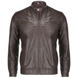 Chaquetas de cuero lavables para hombre, venta personalizada de alta calidad, impermeables, transpirables, ecológicas, chaquetas de cuero más populares para hombre - Product Image 1