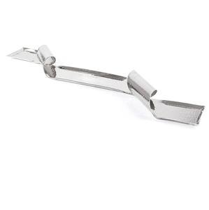 Bandeja de Metal para Servir Desayuno, Decoración de Mesa de Comedor, para Servir Aperitivos, Pasta o Comida, con Acabado Niquelado - Product Image 2