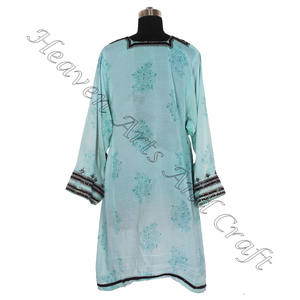 BDR073 Vintage fait à la main Balochi Tribal ethnique robe Vintage bohème du fournisseur indien Vintage broderie à la main bohème - Product Image 6