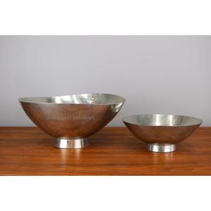 Cuenco decorativo de diseño de tendencia, cuenco de servicio de Metal de forma redonda para vajilla de Hotel y restaurante, fruteros - Product Image 2