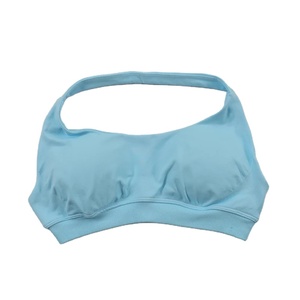 Soutien-gorge de sport pour femme, sans couture, à col halter, sexy, dos ouvert, rembourré, haut de yoga, maintien moyen, crop top de gym, quatre directions - Product Image 3