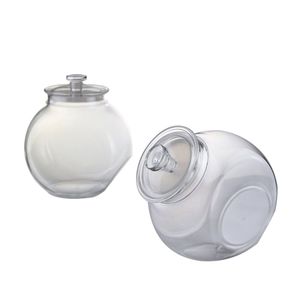 Bocal à biscuits en acrylique avec couvercle pour buffet à bonbons - Product Image 4