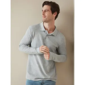 Custom <b>Long</b> <b>Sleeve</b> <b>Polo</b> <b>Shirts</b> for Promotional Merchandising - Product Image 1