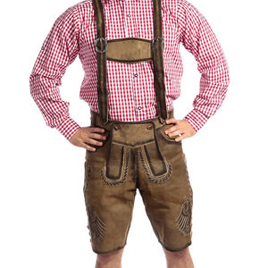 2025 nuevos pantalones cortos de diseñador Lederhosen para hombres pantalones cortos con diseño de logotipo personalizado vestido de Lederhosen bordado para unisex - Product Image 5