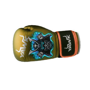 Gants de boxe en cuir véritable de haute qualité, légers, fermeture à boucle et crochet, durables, confortables, respirants, évacuant l'humidité - Product Image 5