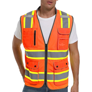 Gilet haute visibilité gilet de sécurité réfléchissant personnaliser approvisionnement direct d'usine Logo imprimer haute visibilité vêtements d'hiver gilet de sécurité à vendre - Product Image 4